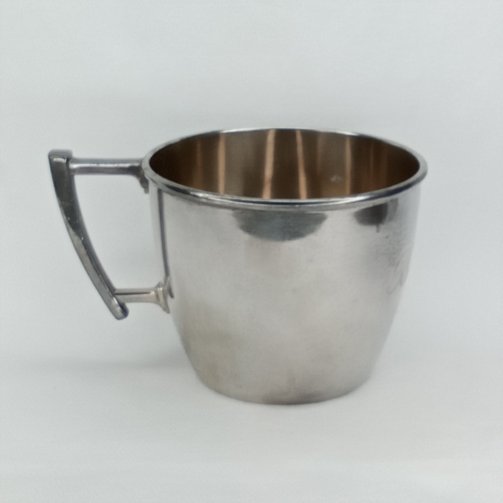 Antique 1890s Oneida Silver-Plated Mug Engraved R H A Made In USA