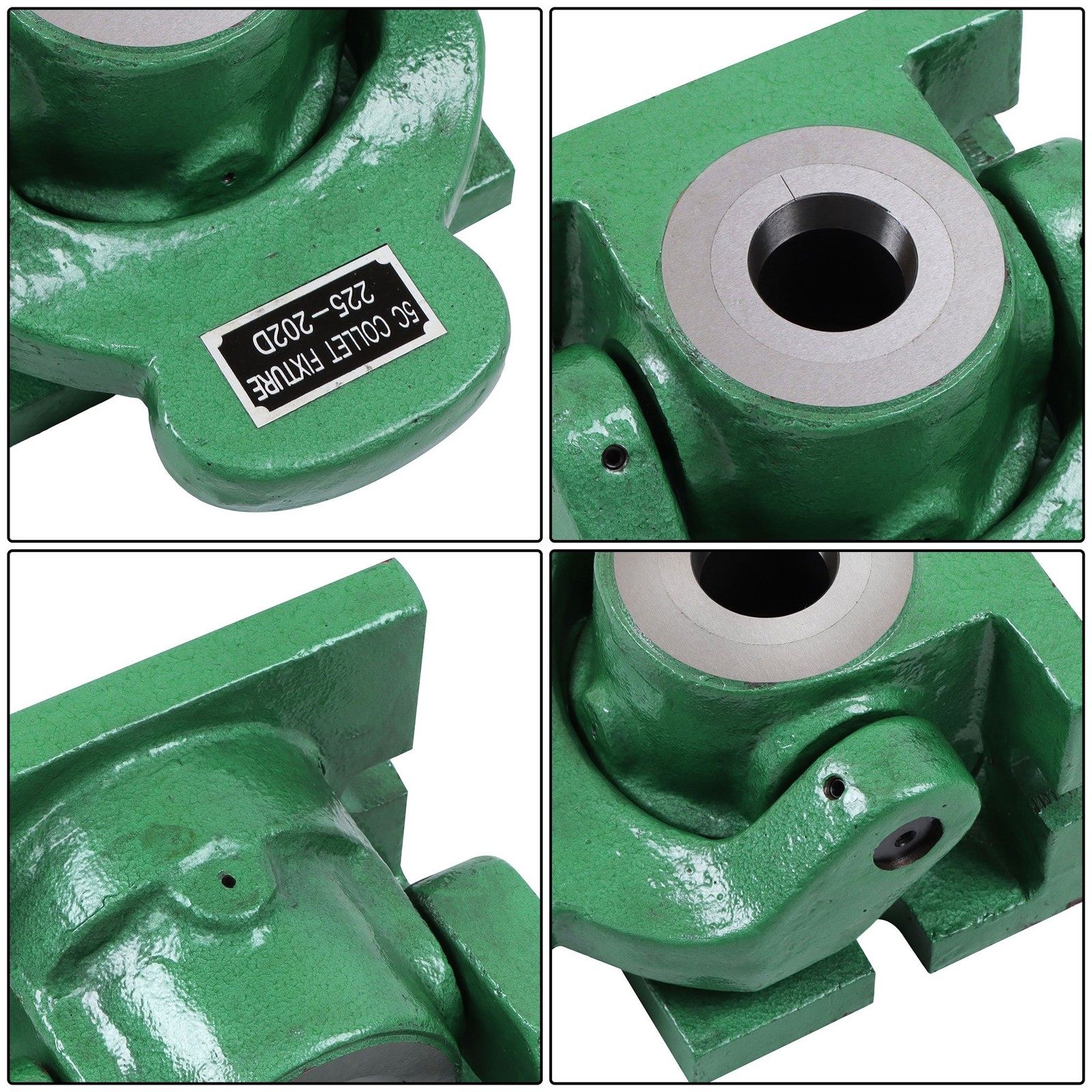 Heavy Duty 5C Collet Fixture Dead Length Chuck Fixture Vertical Horizontal Mill