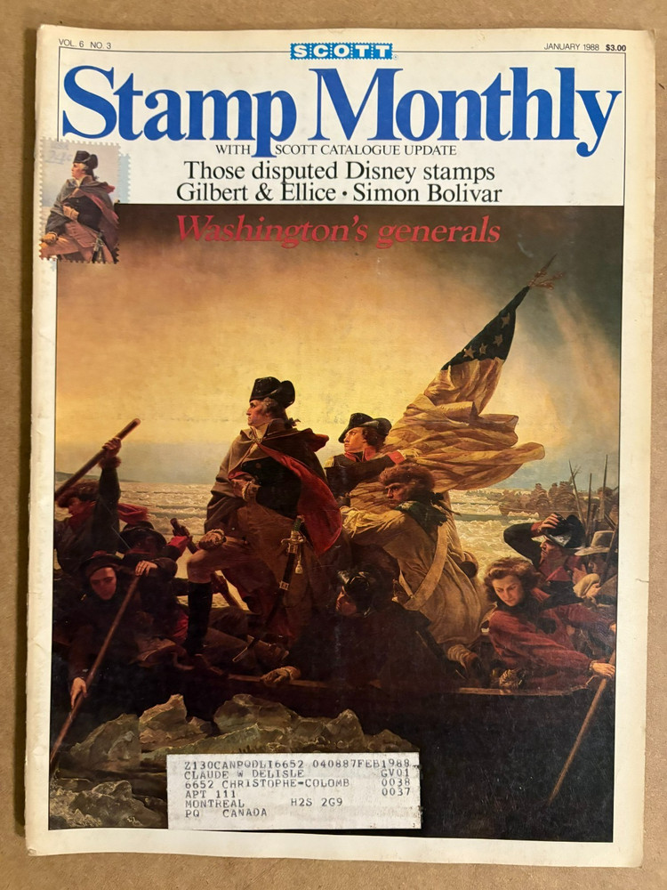 Scott Stamp Monthly Magazine - 16 Issues - 1987-1988