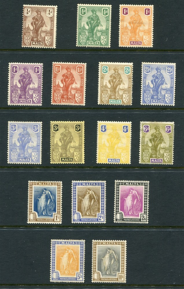Malta #98-113 "Malta" Short Set [Mint Hinged]