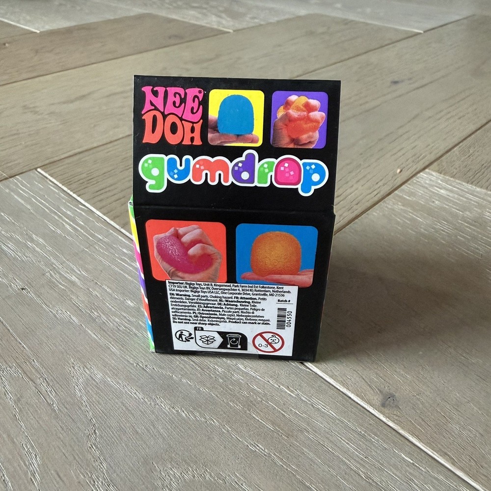 Nee Doh Gumdrop Super Solid Squish Needoh Gum Drop purple CW