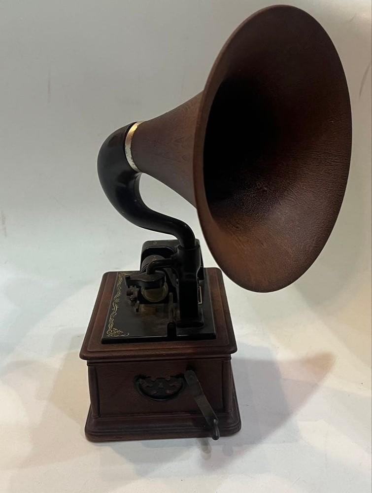 Technics Edison Opera Phonograph Style Music Box Accessory Box From Japan