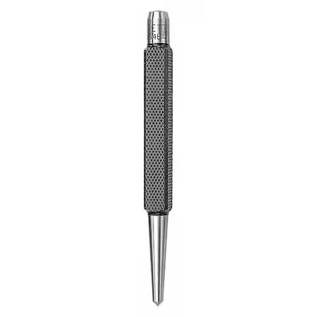 Starrett 264E Center Punch, 5/32 In, 4 1/4 In, Steel