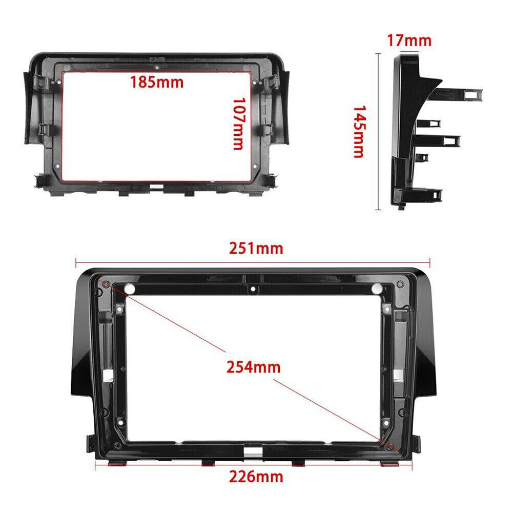 Apple Carplay Fit Honda Civic 2016-2020 Android 12 Car Stereo Radio Gps Wifi BT