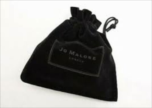 Jo Malone Drawstring Flannel Pouch  NIB