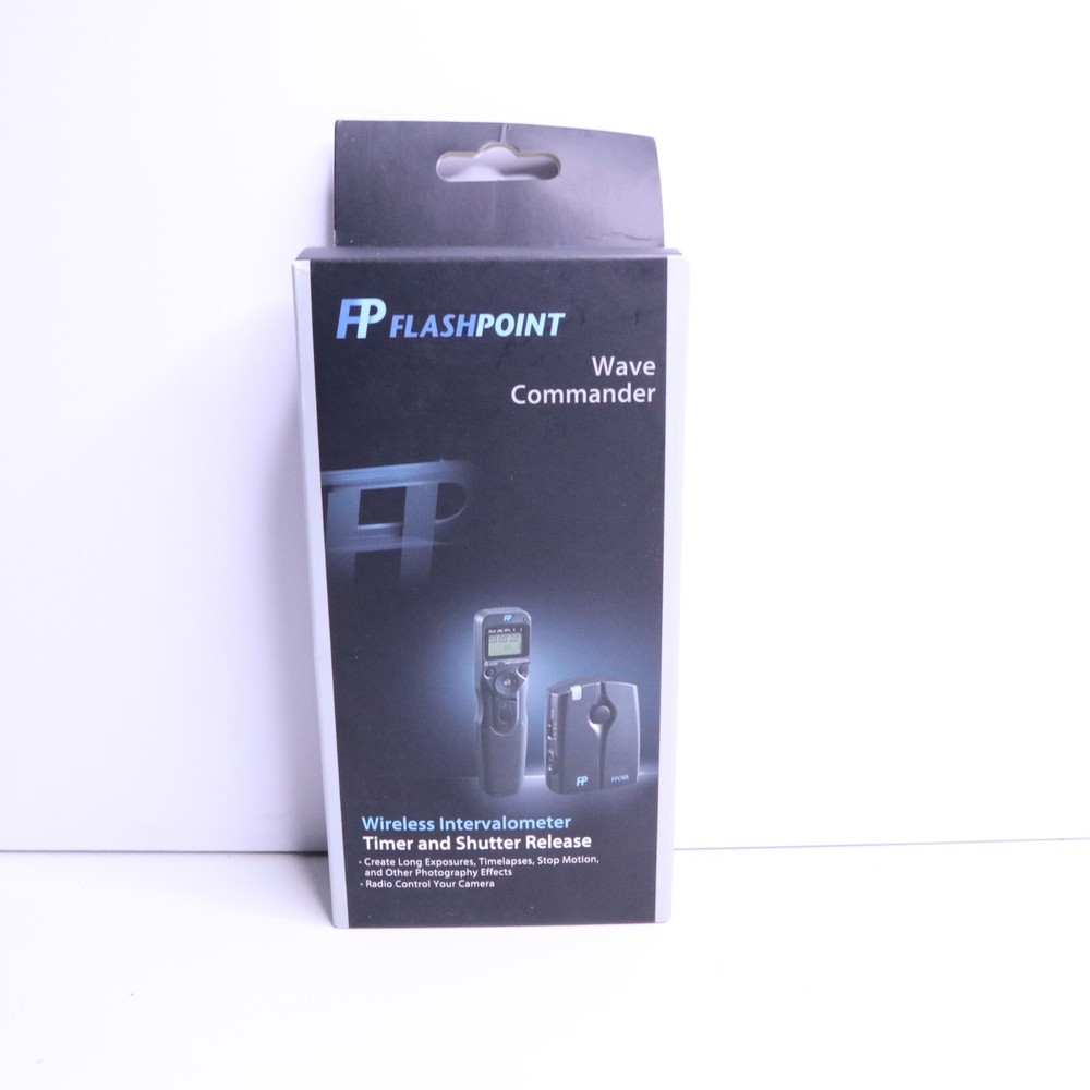 Flashpoint Wave Commander Wireless Intervalometer Timer and Shutter Release