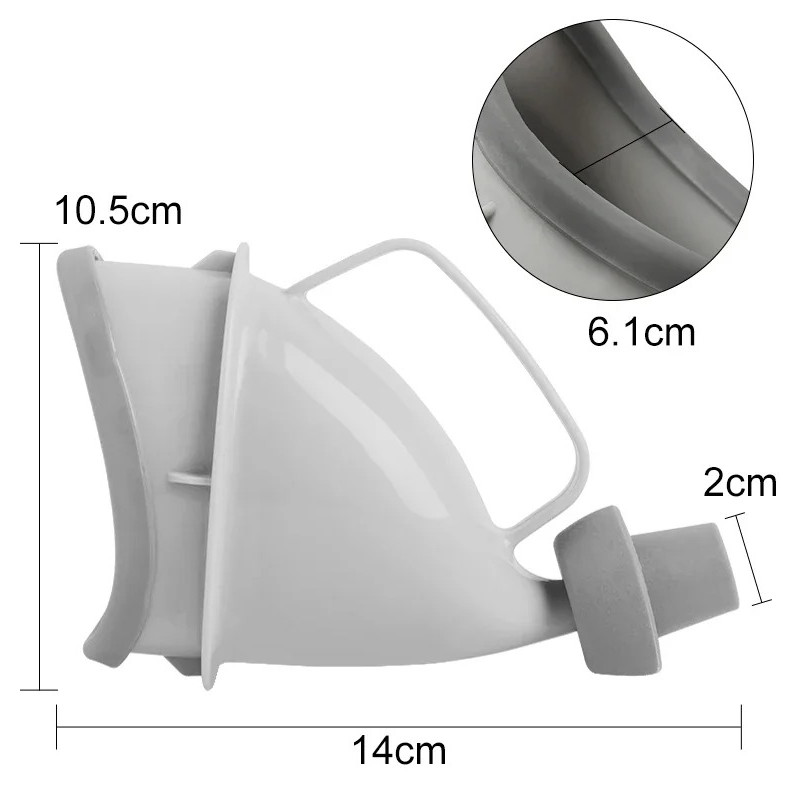 1pc Portable Travel Urinal – Unisex Outdoor Toilet Aid for Camping & Car Use