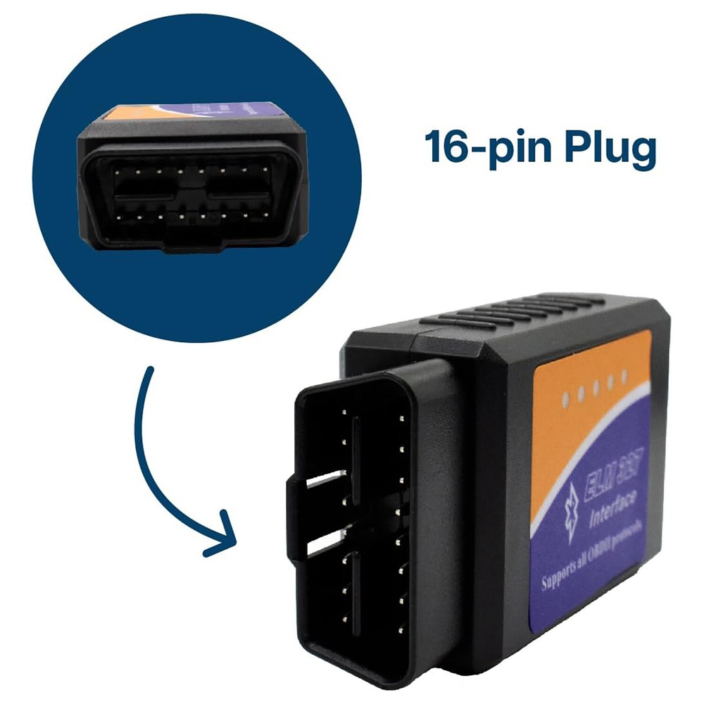 Bluetooth OBD2 OBDII Car Diagnostic Scanner Auto Fault Code Reader Tool ELM327