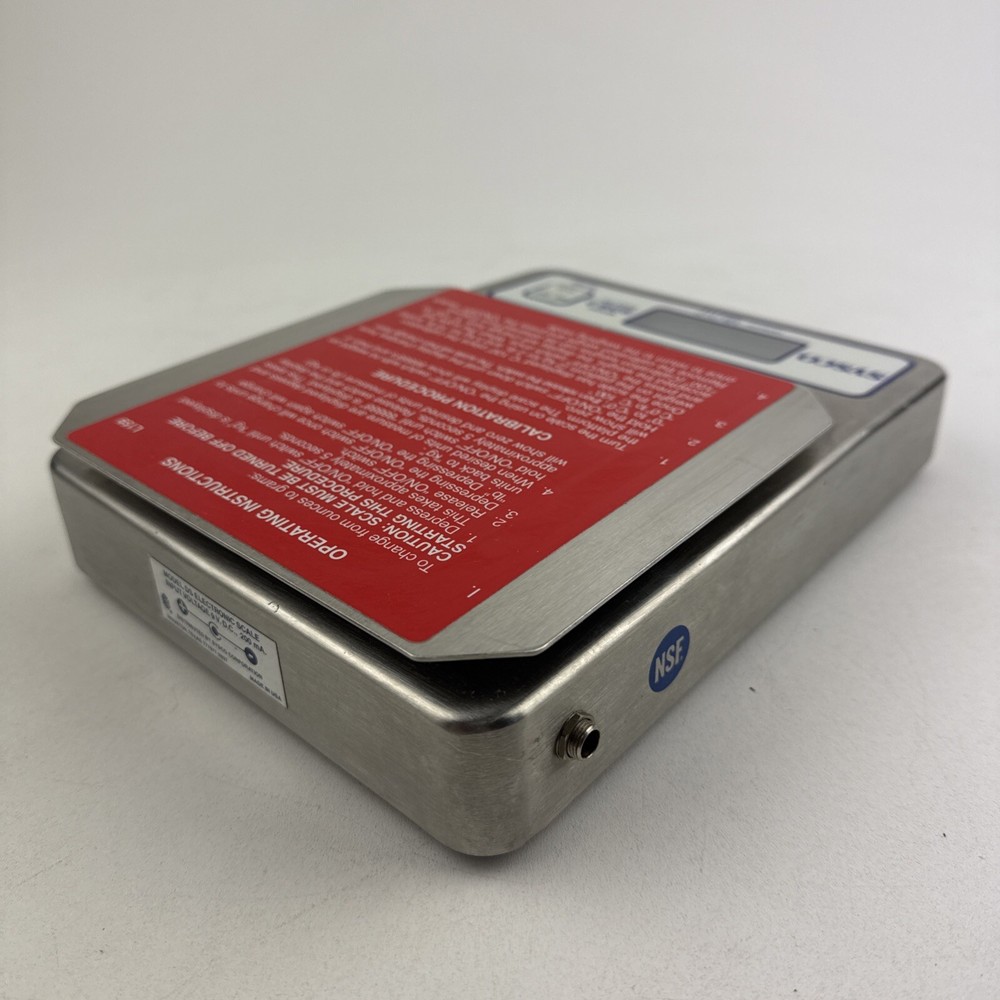 SYSCO Stainless Scale SDS-2 Model 5637491 3 lb Scale WORKING