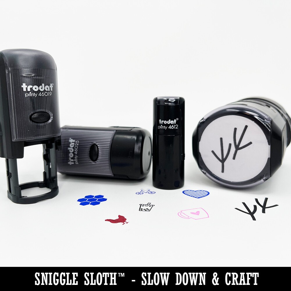 Cute Car Self-Inking Rubber Stamp Ink Stamper