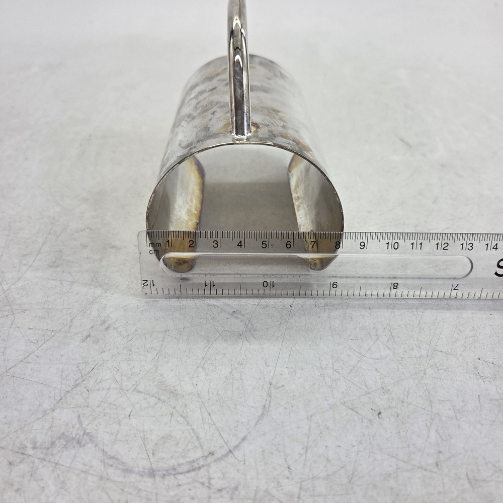 Roberts and Dore Silver plated Wine bottle holder Drip Ring Missing from the set