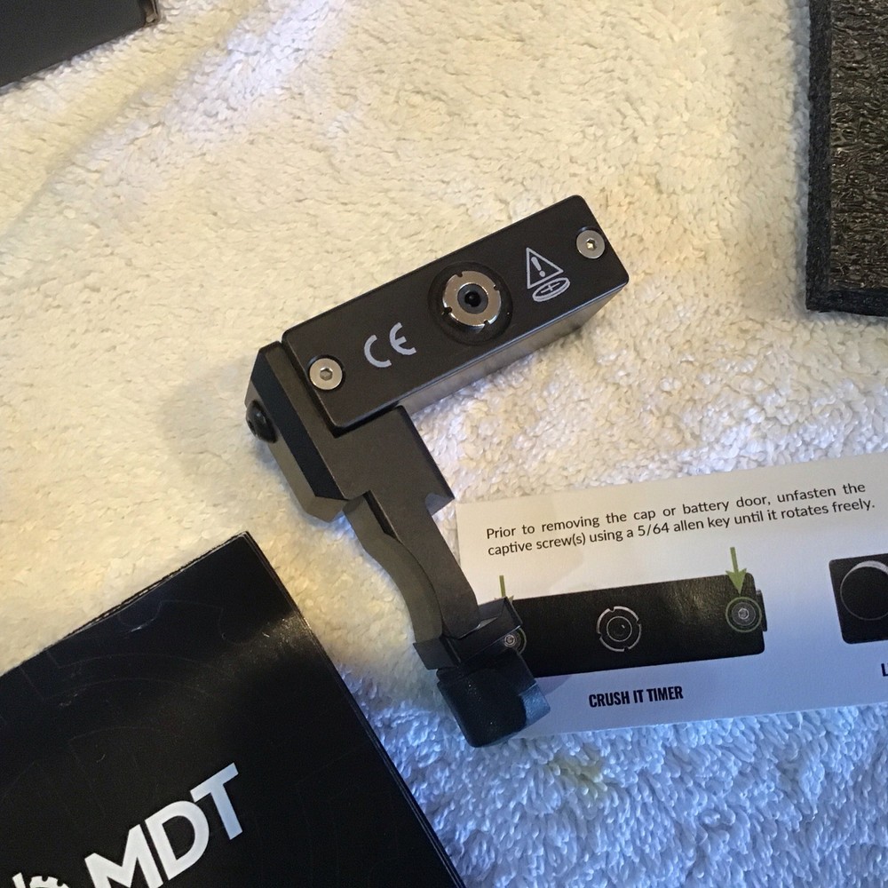 MDT Crush It Timer, Black, 107540-BLK Shot Timer