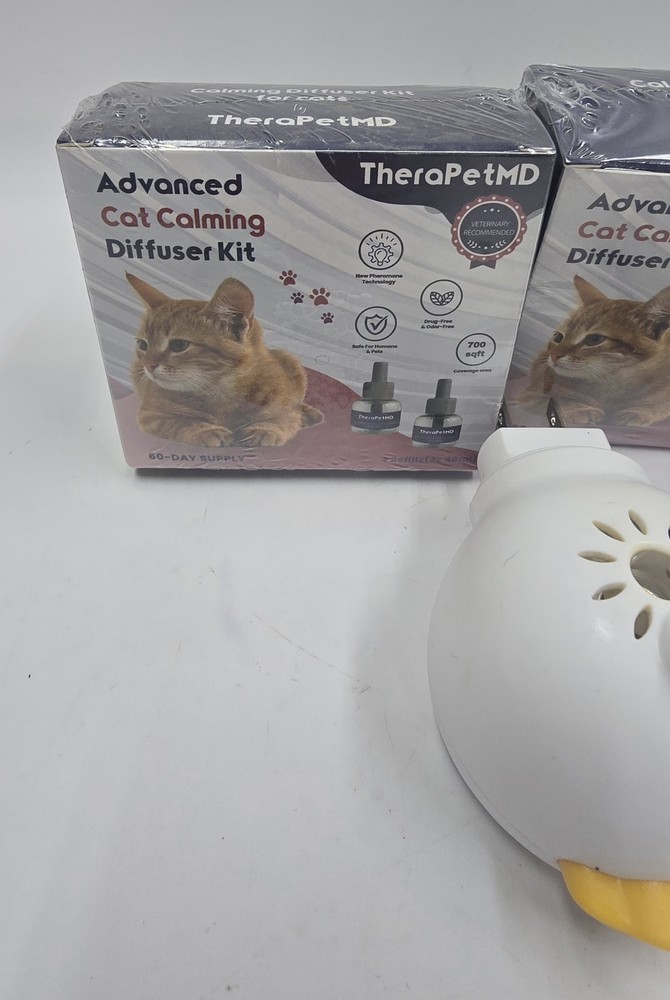 TheraPetMD Advanced Cat Calming Diffuser Kit Pheromone Plug-In 48ml Refill