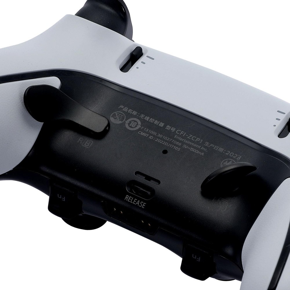 Ikpek 4PCS Metallic Back Paddles for PS5 Edge Controller, Black