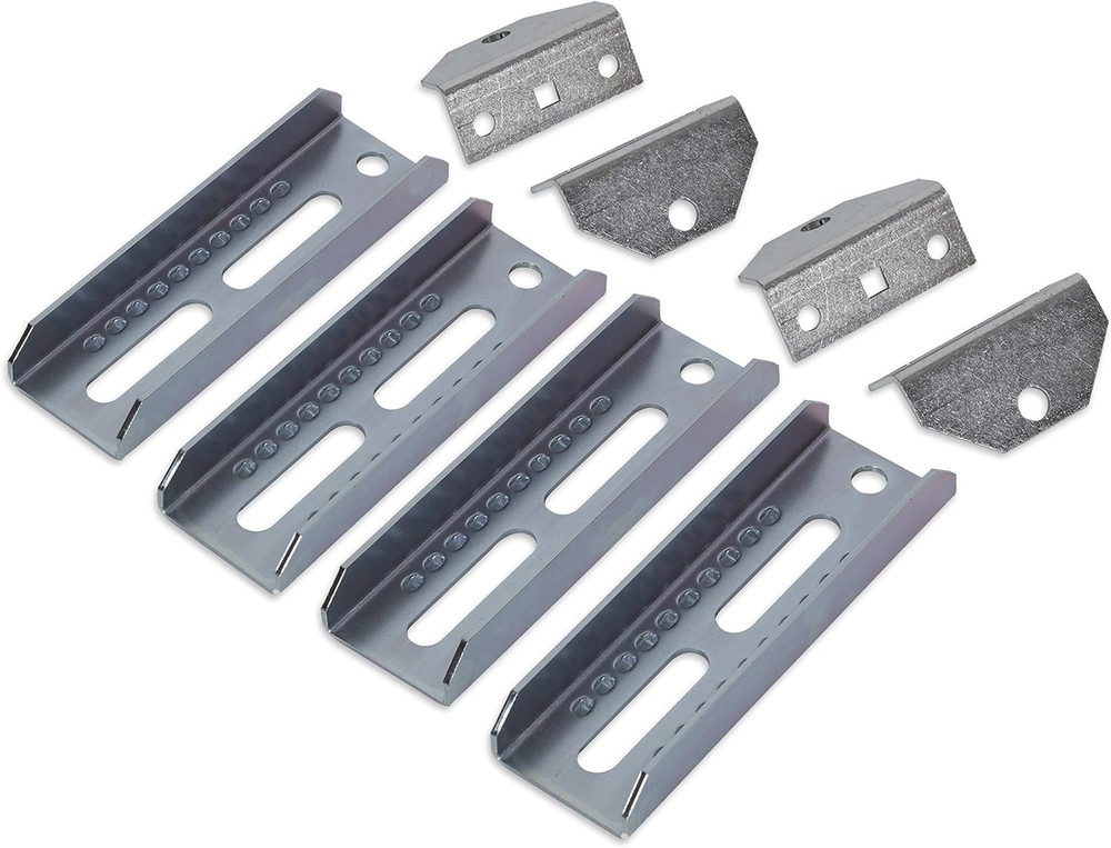 4PCS 8" Galvanized Swivel Top Bunk Bracket Kit Compatible with 2 X 4 Boat Traile