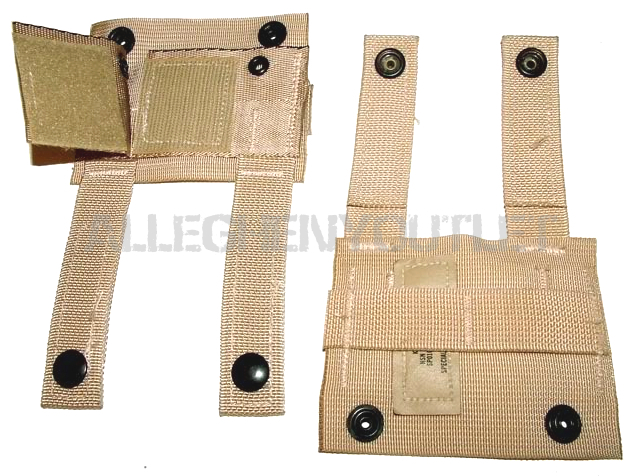 2 Each, K-bar Adapter, Ka bar, Military Issue, Molle II, Desert Tan, New