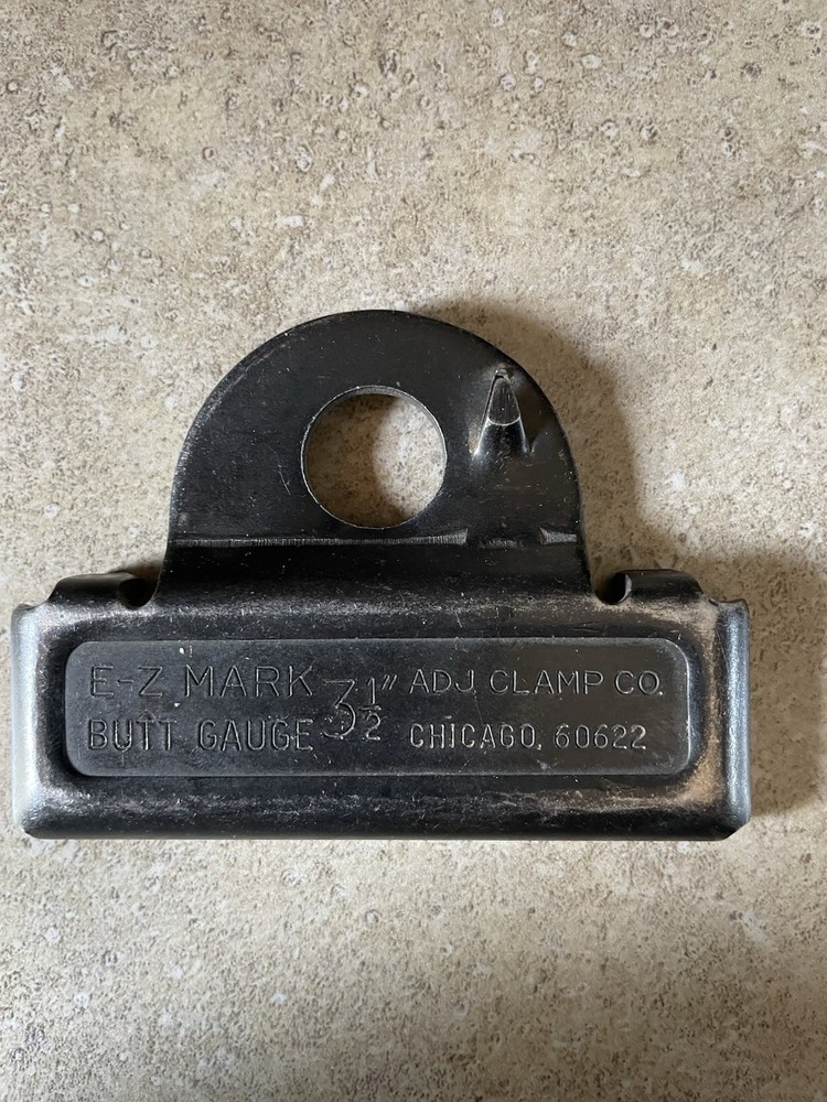Vintage E-Z Mark Butt Gauge