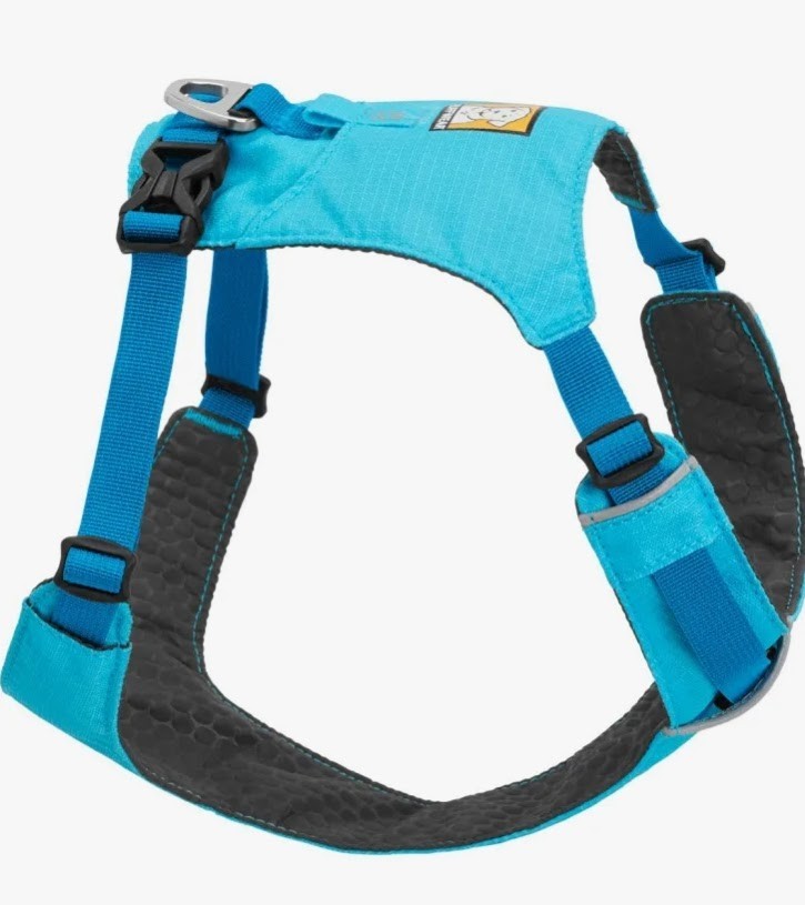 Ruffwear Hi & Light Dog light weight minimal dog harness old style Blue Atoll