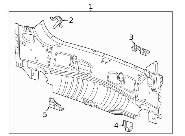 Genuine GM Side Bracket 42588916