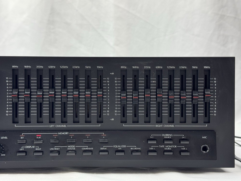 Sansui SE-9 Stereo Graphic Compu-Equalizer Black
