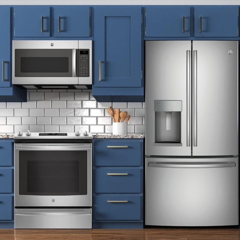 GE 1.9 CU FT Over-the-Range Sensor Microwave Oven 1000W JVM7195SKSS