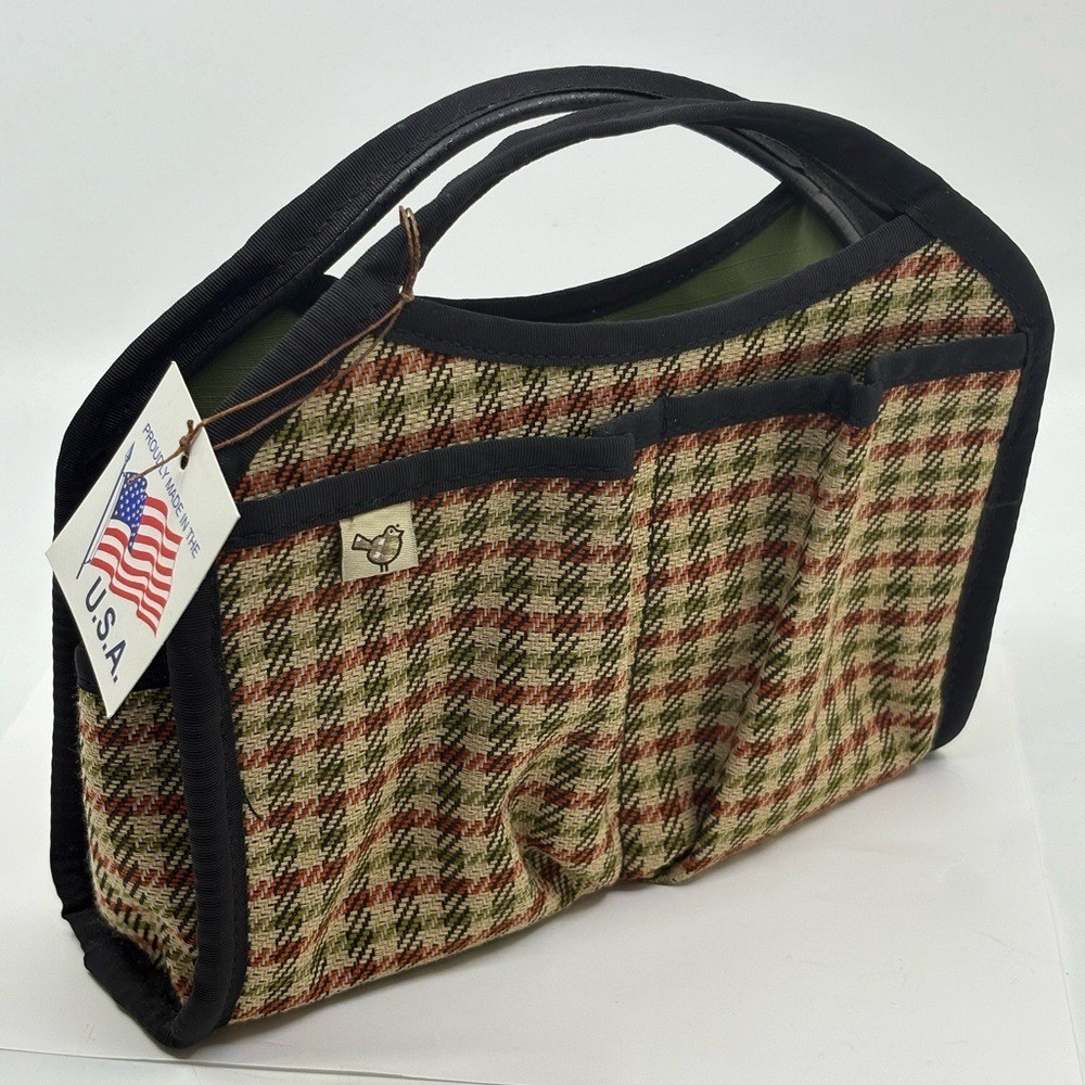 The Plaid Doctrine Purse Organizer new tags