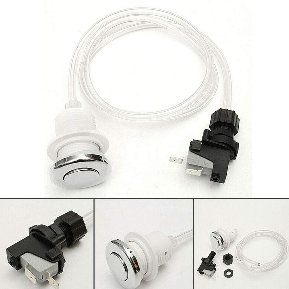 WSDMAVIS 1 Set Pneumatic Switch for Garbage Disposal 16A On Off Push Button...