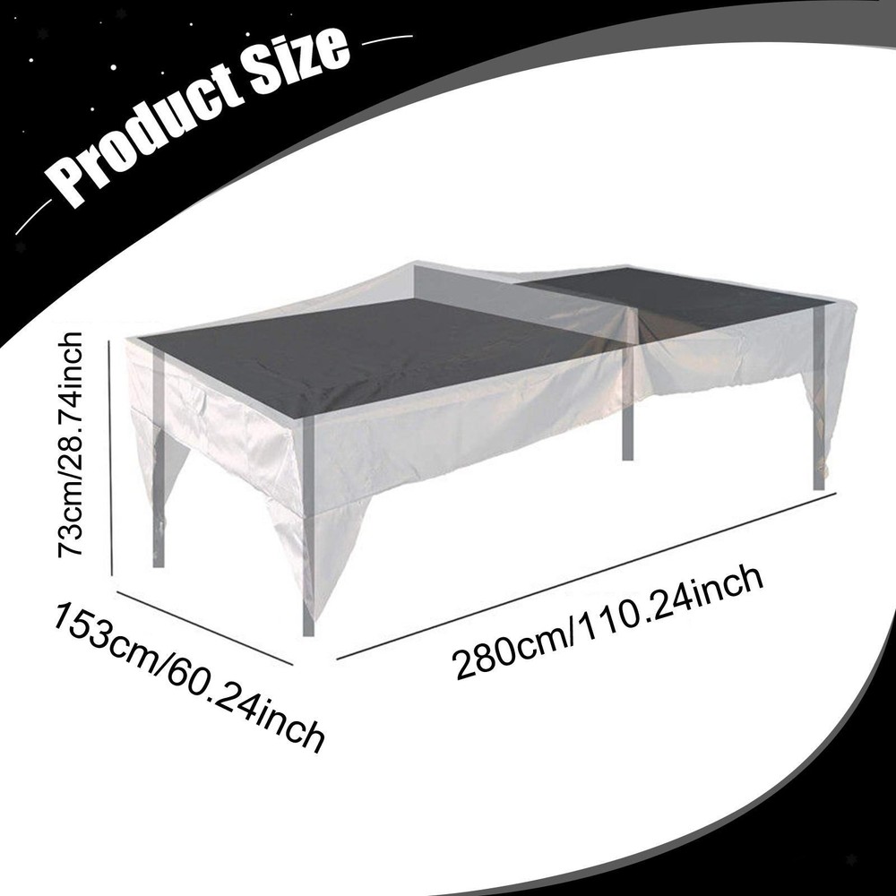 Ping Pong Table Cover Sheet Tablecloth