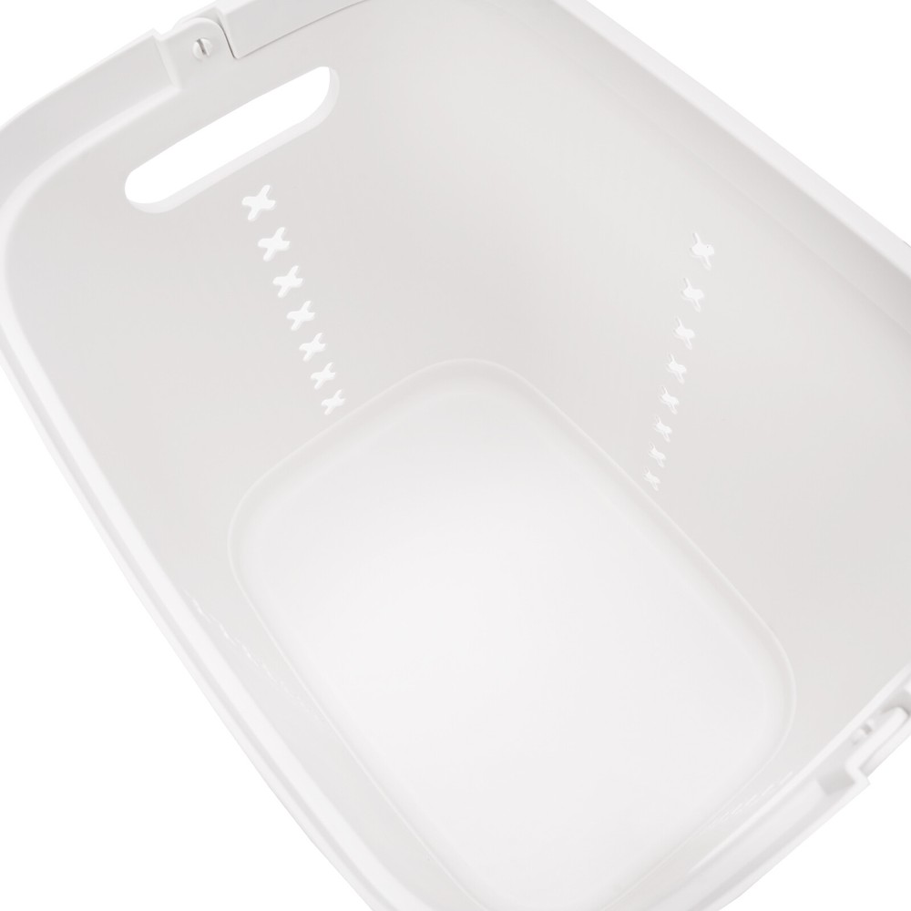 4-Tier Rolling Laundry Storage Cart with Removable Basket & Wheels