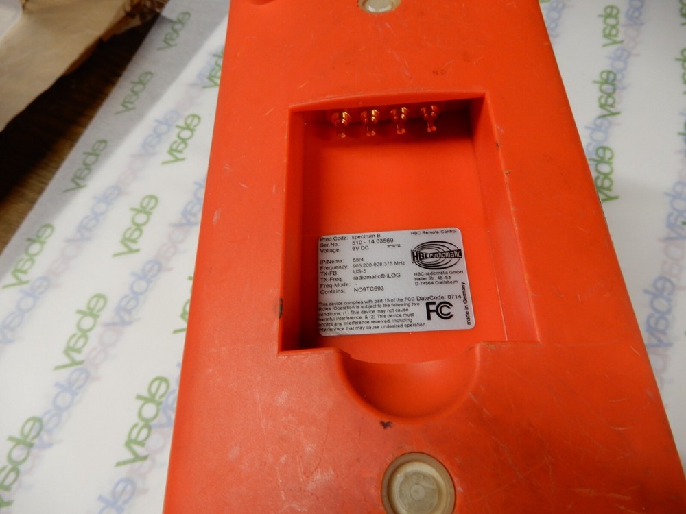 HBC-radiomatic Spectrum B Remote Equipment Controller Some Damage
