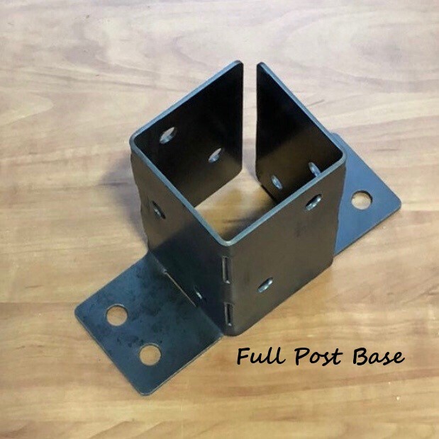 PostHugger™ Brackets For 6 x 6 Posts - Heavy Duty Shop Table Pergola - USA Made