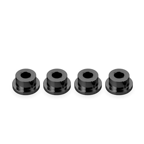 Handlebar Riser Bushings CNC Solid Billet Aluminum Compatible with Black