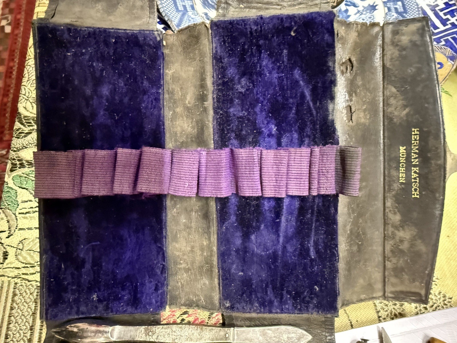 19c.medical Surgeon Surgical Case Set Lancets Instruments Ebony Bistoury,scalpel