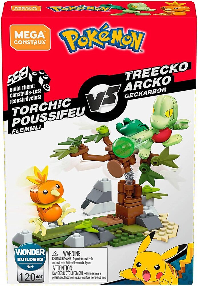 Mega Bloks Pokemon Mega Construx Torchic Vs. Treecko GKY94