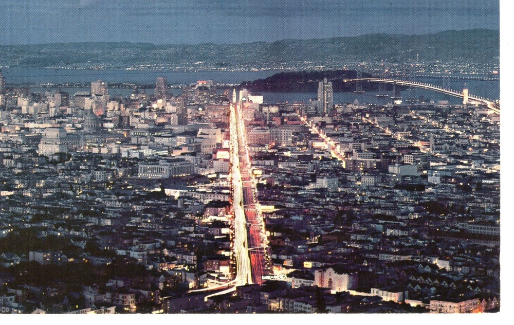 SAN FRANCISCO AT NIGHT - PC6236