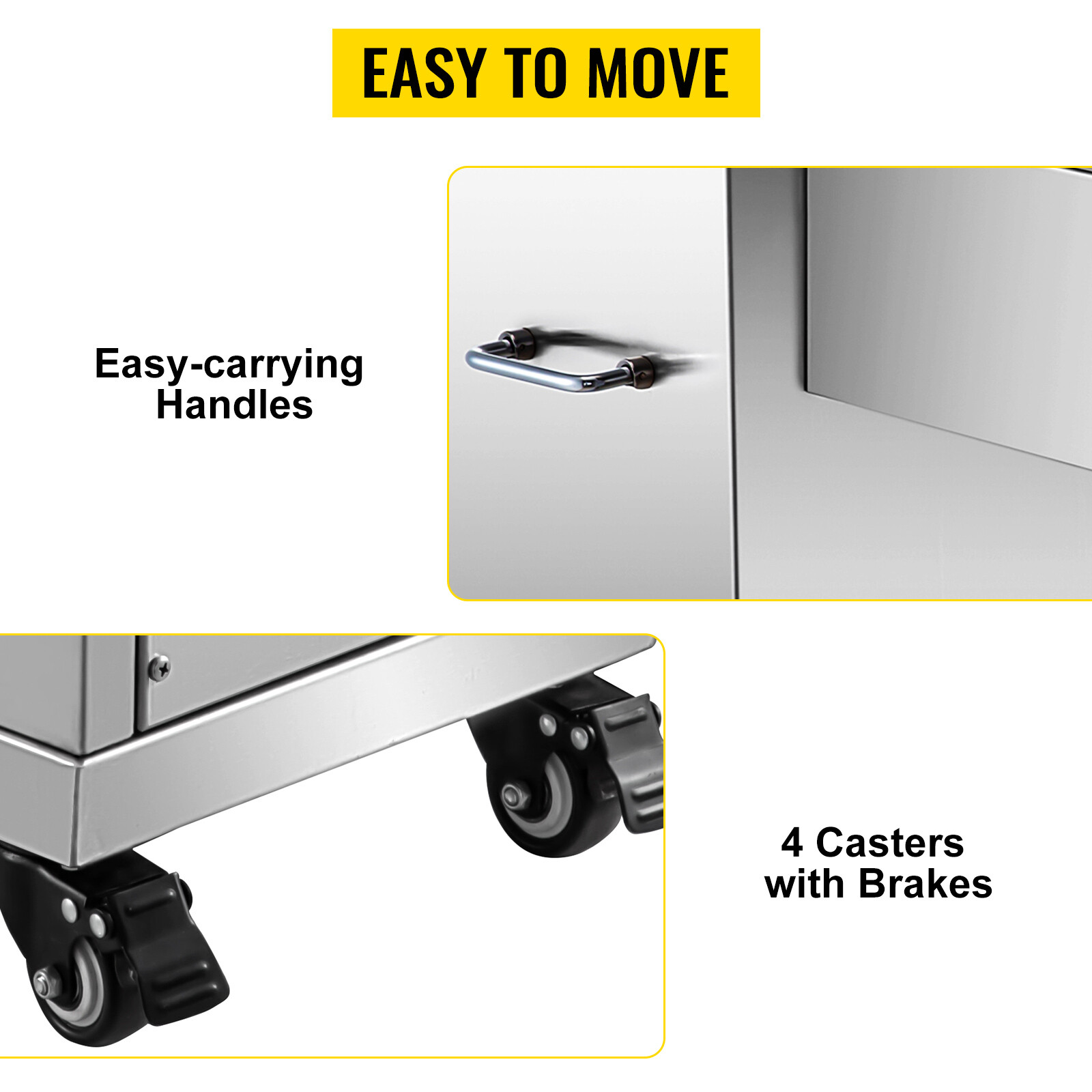 VEVOR Commercial 500KG/H Meat Cutting Machine 3mm Blade Meat Slicer Cutter Dicer