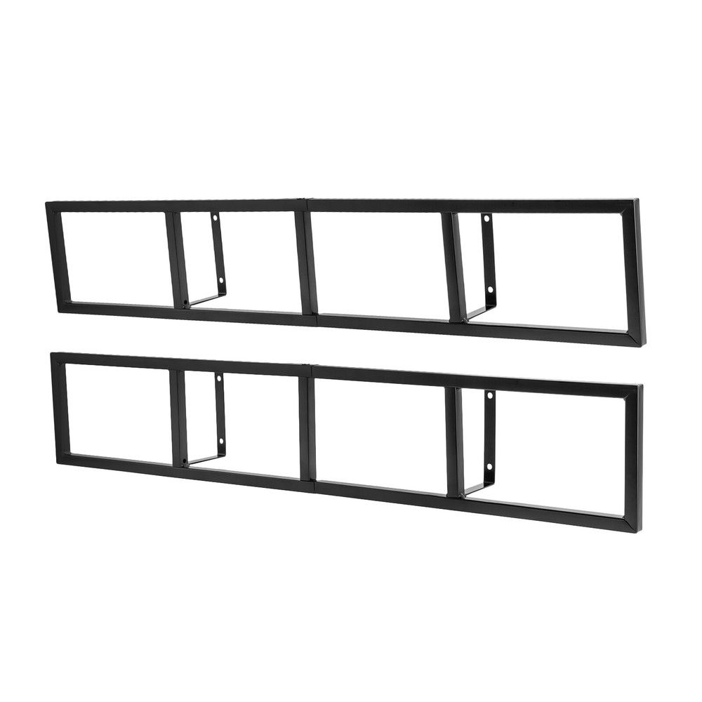 2 Pack Wall Mount CD DVD Floating Shelf Rack - Space-Saving Media Organizer
