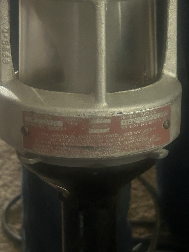 Vintage 1969 Crouse Hinds Explosion Proof Mining Light *RARE* Original