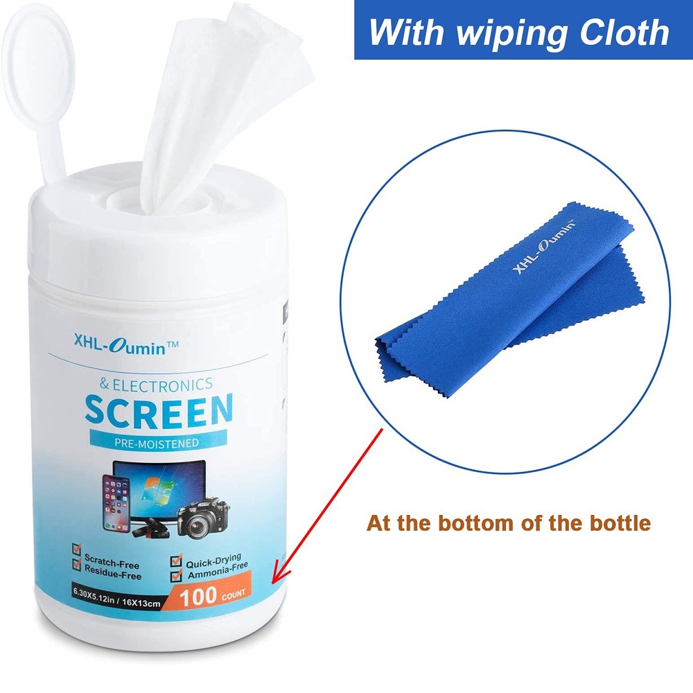 Monitor , Pre-Moistened Computer Screen for Electronics, Laptop Screen , Comp...