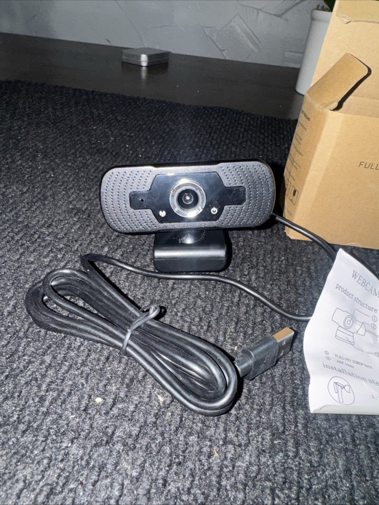 Full HD 1080 Webcam, Open Box