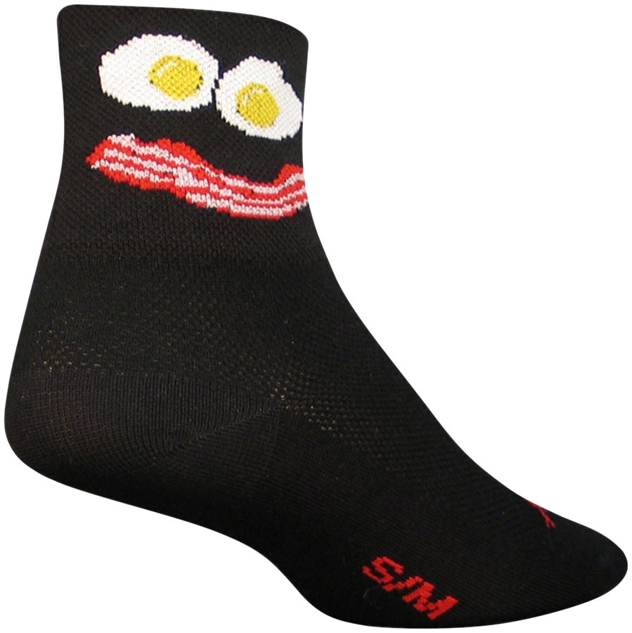 SockGuy Classic Socks 3" Ankle Socks Large Black