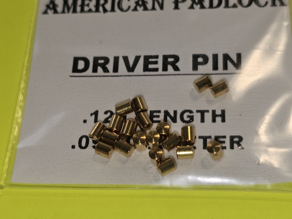 MASTER LOCK AMERICAN PADLOCK HIGH SECURITY UPPER REKEY PIN SPRING KIT LOCKSMITH