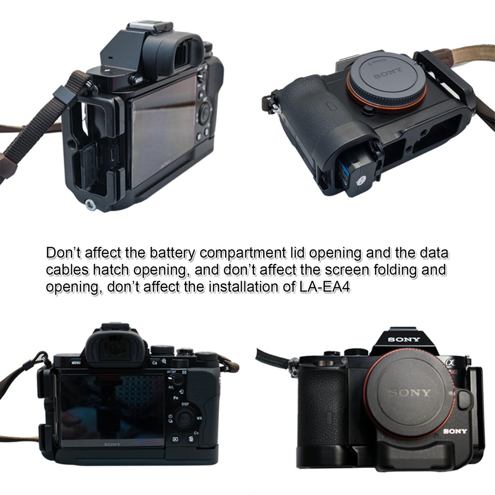 Vertical Shoot Quick Release Plate/Camera Bracket Grip fr Ballhead & Sony a7/a7R
