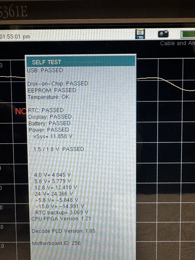 Anritsu SiteMaster S361E Cable & Antenna Analyzer (No Options) Version V2.03