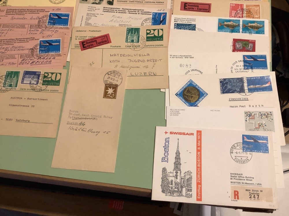 Switzerland postal postcards 28 items Ref A2218
