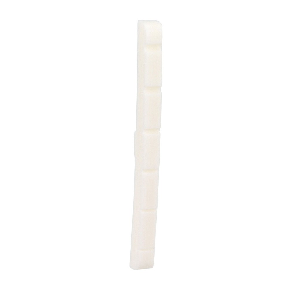 3Pcs 6String Guitar Nut Flat Bottom Slotted Bone Guitar Nut Replacement for Tele