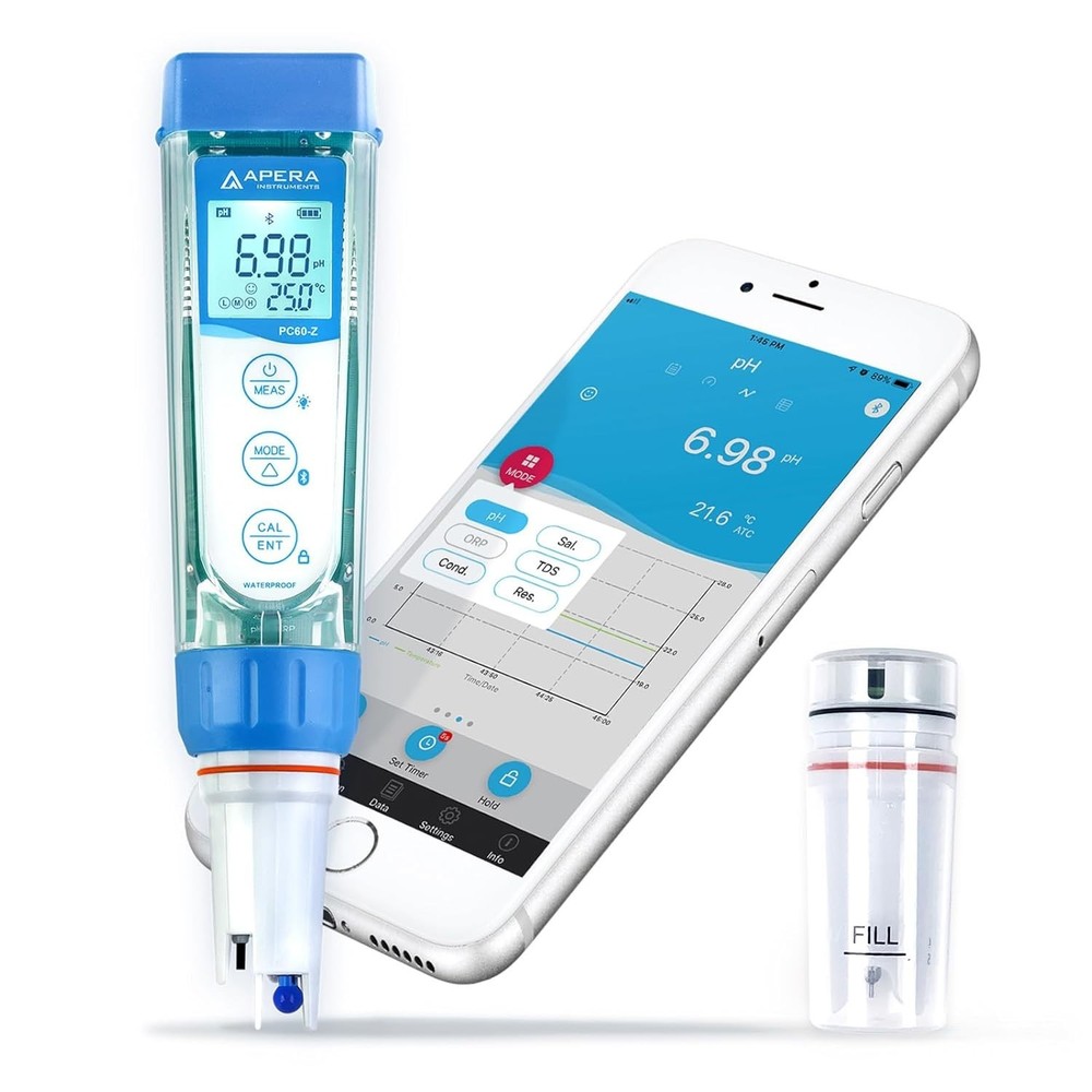 pH/Conductivity/ORP/Redox/TDS/Salinity/Resistivity Smart Multi-Parameter Meter