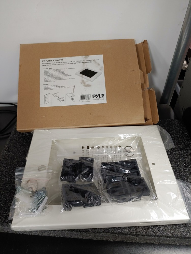 PYLE PSPADLKW08 Security Anti Theft iPad Wall Mount