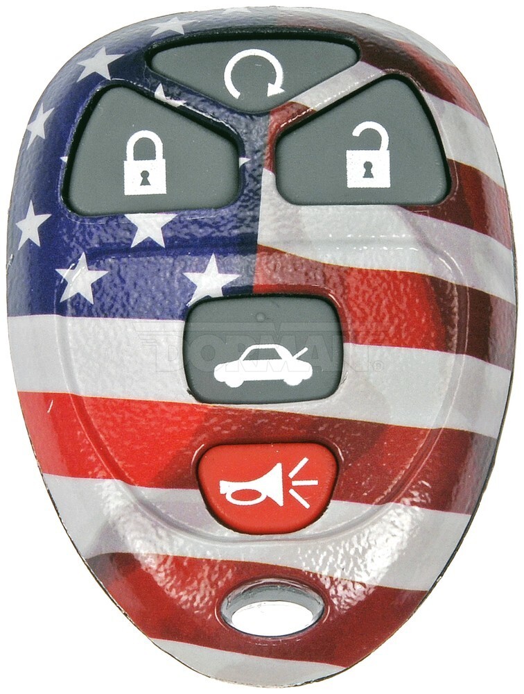 Dorman 13636US Keyless Remote Case American Flag