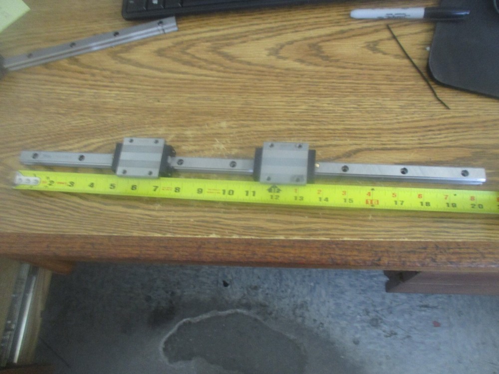THK Linear Rail with Two SRS15C Linear Tables. 20½"